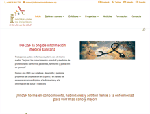 Tablet Screenshot of informacionsinfronteras.org